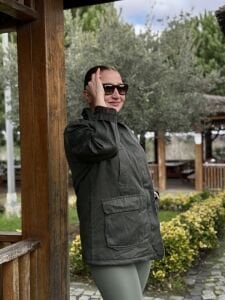 Haki barbour mont içi kürklü