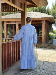 Tensel düz katleya bebe mavisi