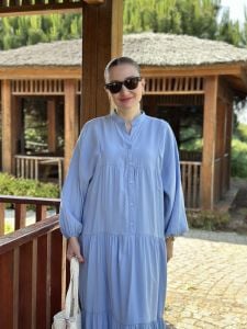 Tensel düz katleya bebe mavisi