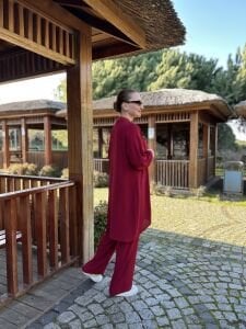 A.akay çapraz Tasarım aerobin Takım Bordo