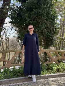 Serda Tensel cep iŞleme elbise laci