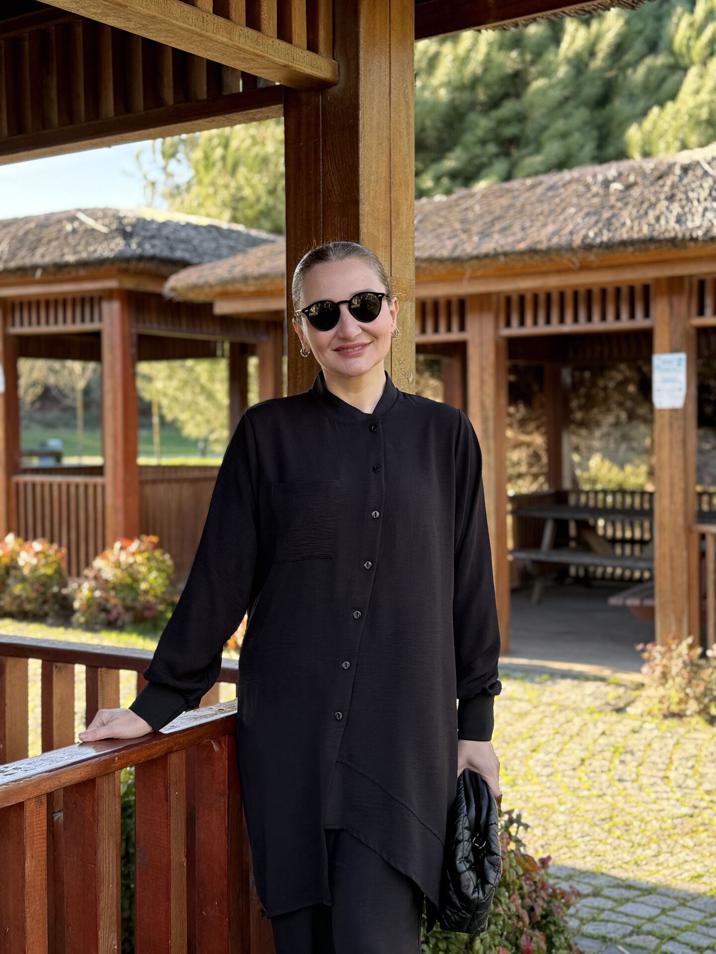 A.akay çapraz Tasarım aerobin Takım Siyah