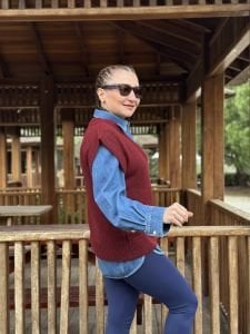 Yumoş SÜVETER Bordo