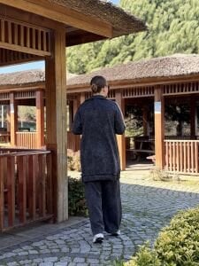 A.akay Payetli Fermuarlı Takım antrasit