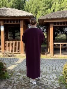 Milona Oysho elbise mor-taş