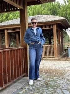 Orjinal Mng kot pantolon Lacivert