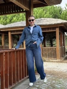 Orjinal Mng kot pantolon Lacivert