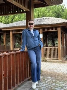 Orjinal Mng kot pantolon Lacivert