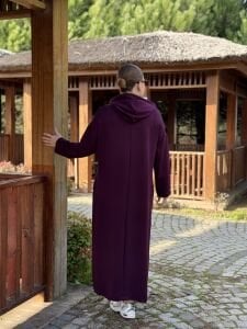 Vera tasarım elbise mor-taş