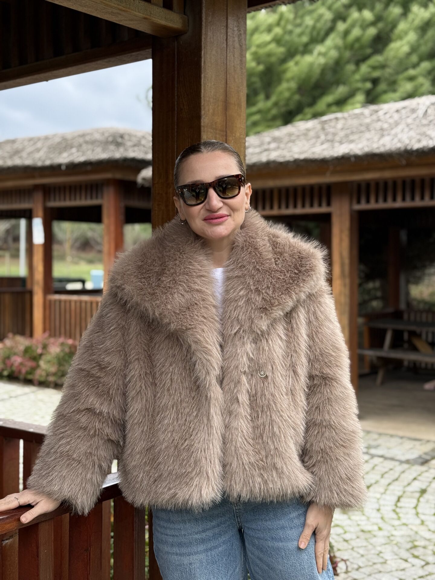 Premium İthal Parıltı Kürk Vizon