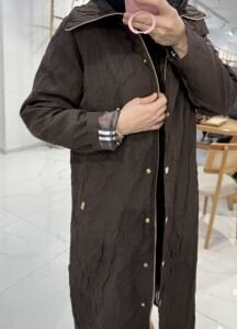 A.Akay Tam boy Tasarım kap-trenç Acı kahve